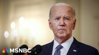 President Joe Biden announces his withdrawal from the 2024 presidential election