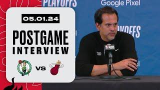 Erik Spoelstra Postgame Interview  Boston Celtics vs. Miami HEAT  May 1 2024