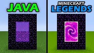 java vs Minecraft Legends