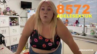 SEXY BBW ADELESEXYUK BACK HOME PUTTING HER SHOPPING AWAY 8572