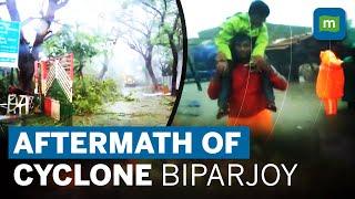 Cyclone Biparjoy Updates 22 Injured Trees Uprooted In Gujarat  Mumbai Rajasthan On Alert