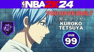 BEST PASSING BUILD??  NBA 2K24 TETSUYA KUROKO BUILD  KUROKO NO BASKET 2K24