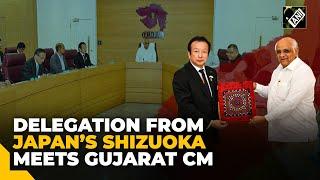 Delegation of Japan’s Shizuoka Prefecture pays courtesy visit to Gujarat CM Bhupendra Patel
