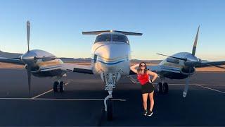 MY FIRST FLIGHT IN A KINGAIR - Maneuvers  Emergency Procedures