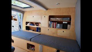 Beautiful micro campervan conversion how to fit it all in a tiny van like a Kangoo Maxi