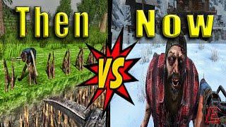 The EVOLUTION of 7 Days to Die Whats Changed Over Time  Alpha 1 vs Alpha 22