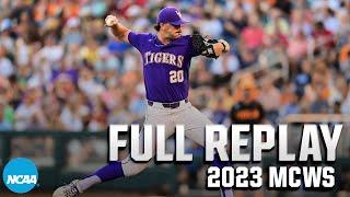 LSU vs. Tennessee 2023 Mens College World Series  FULL REPLAY