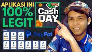 CashDay App Boleh JANA PENDAPATAN PASIF Dalam USD Dollar