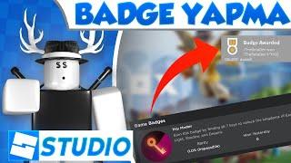 Roblox Studio Badge Nasıl Yapılır