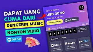 Dapat Uang  Cuma Dari Dengerin Music & Nonton Vidio  - Cara Mendapatkan Uang Dari Internet