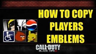 How to Copy Players Emblem on Black Ops 2