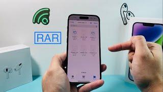 How to Open  Extract RAR File on iPhone or iPad