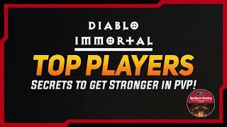 How To Get Stronger In PVP Without Resonance - PVP Top Players Secrets - Diablo Immortal