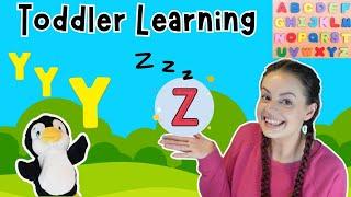 Toddler Learning Letters Y & Z  Alphabet Learning English Letters And Phonics - Kids Video