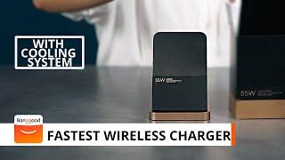 Fastest 55 Watt Xiaomi Wireless Charger Built With Cooling System