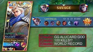 Alucard 100 KILLS? NEW WORLD RECORD NOT CLICKBAIT