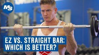 EZ Bar Vs Straight Bar Curl Which is Better For Building Biceps? ft. Scott Herman