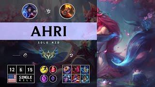 Ahri Mid vs Brand - NA Challenger Patch 14.13