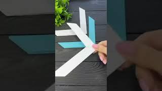 How to make a paper Boomerang Как сделать Бумеранг из бумаги
