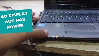 acer laptop no display but power on - black screen - acer aspire 5750 no display - laptop repair