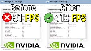  NVIDIA CONTROL PANEL BEST SETTINGS TO BOOST FPS FOR GAMING   Optimize NVIDIA 