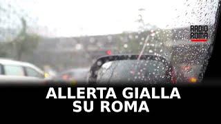 Maltempo allerta gialla su Roma