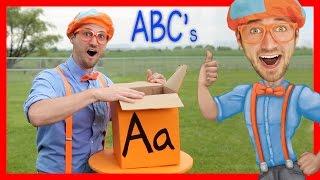 Learn The Alphabet With Blippi  ABC Letter Boxes