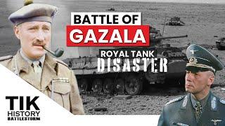 Britain’s WORST EVER tank battle The Battle of Gazala 1942 BATTLESTORM Documentary