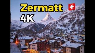 Zermatt 2024  Hinterdorf  Matterhorn  Switzerland  Suisse  Schweizer Kanton Wallis  4К