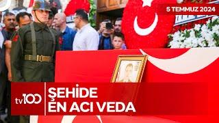 Şehit Acar Gözyaşlarıyla Memleketinde Toprağa Verildi  TV100 Ana Haber