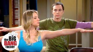 Sheldon and Penny do Yoga  The Big Bang Theory