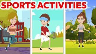 Do You Know Any Sports? - Sports Activities  English Conversation Practice Easy