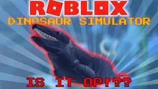 ROBLOX DINOSAUR SIMULATOR  NEW BASILOSAURUS PVP AND RANGE TEST + SHOWCASE