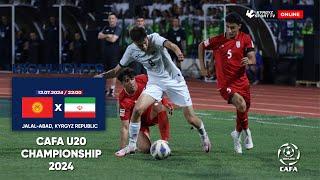 HIGHLIGHTS  Kyrgyzstan - I.R. Iran  CAFA U-20 CHAMPIONSHIP 2024