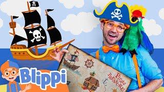 Blippi the Pirate Arrgg  Educational Videos for Kids