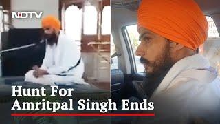 Fugitive Amritpal Singh Arrested After 37 Days Surrendered To Punjab Cops