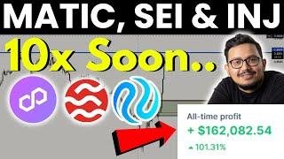 MATIC Coin Price Prediction SEI Crypto & INJ Coin Price Prediction Hindi  Must Watch Bull RUN 10X