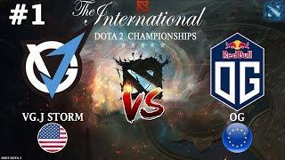 РЕЗОЛЬ против БЫВШЕЙ команды  VGJ.Storm vs OG #1 BO3  The International 2018