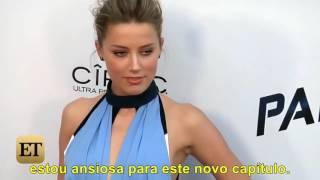 Amber Heard está animada para completar 30 anos LEGENDADO PTBR