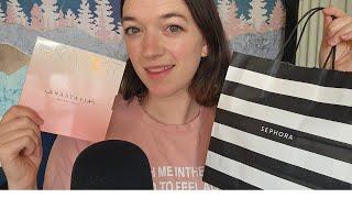 日本語 ASMR  誕生日に買ったメイク  whispered makeup haul