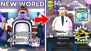 The NEW Rewind World Update Gives MAX STRENGTH Pets in Arm Wrestling Simulator Roblox