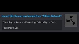 BANNED FROM AFFINITY - Rust