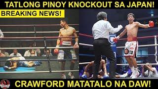 BREAKING 3 Pinoy KNOCKOUT sa Japan  Crawford BABAGSAK at MATATALO na kay Madrimov