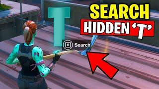 SEARCH THE HIDDEN T FOUND IN THE DOCKYARD DEAL LOADING SCREEN LOCATION in Fortnite