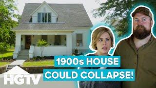 Ben & Erin Tackle Structural Issues While Renovating a 1900s Home  Home Town