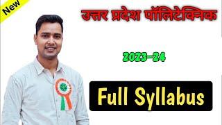 up polytechnic syllabus 2024up polytechnic new syllabus 2023-24 in hindi by Raceva Academy #jeecup