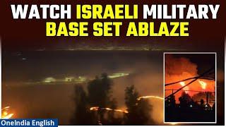 Israeli Military Base On Fire Inferno Consumes Large Swathes Of Neighborhood Near Al Quds