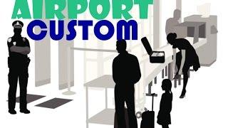 Important questions at the airport - Customs control  English conversation