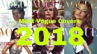 Models with the most VOGUE Covers  2018
