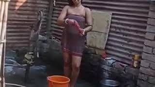 desi bhabi bathing video house wife washing bhabi gosol boudi gosol  #volgs